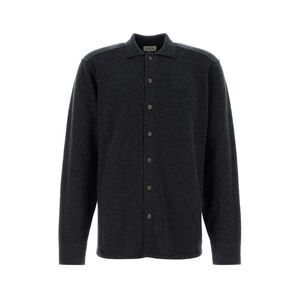 Le Kasha Men Midnight Blue Cashmere Minsk Shirt